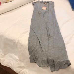 Brand New Blis Robe w Ruffle (Cotton60% Rayon40%)